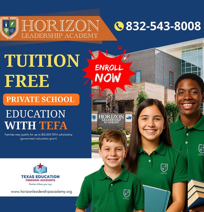 Yard sign HORIZON ENROLLMENT (91.44 x 91.44 cm)